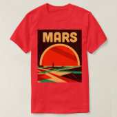 T-shirt Mars Art Déco (Design devant)
