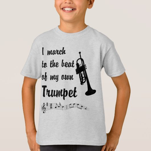 T-shirt Mars au battement : Trompette (Devant)