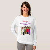 T-shirt Mars est le Mois de l'histoire des femmes (Devant entier)