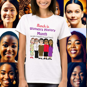 T-shirt Mars est le Mois de l'histoire des femmes
