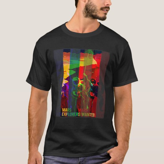 T-shirt Mars Explorer Recherché (Devant)