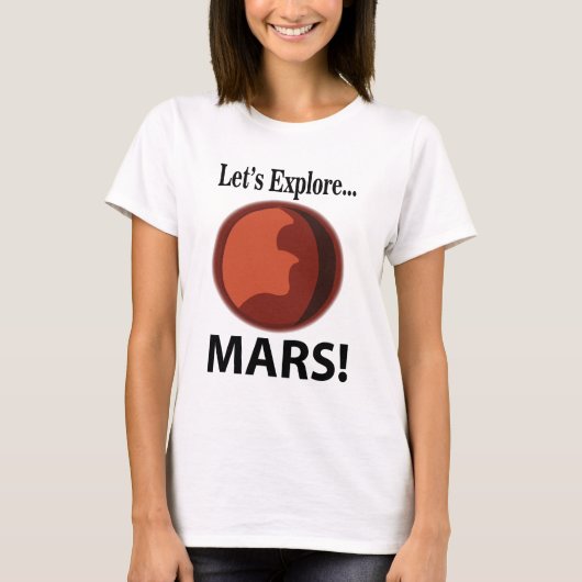 T-shirt Mars Explorons (Devant)