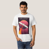 T-shirt Mars Express - Exploration de Mars Art spatial. (Devant entier)