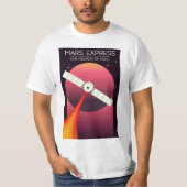 T-shirt Mars Express - Exploration de Mars Art spatial. (Devant)