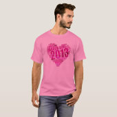 T-shirt MARS FILLE 2013 Fabuleux Big Heart Fabuleux 10Th B (Devant entier)