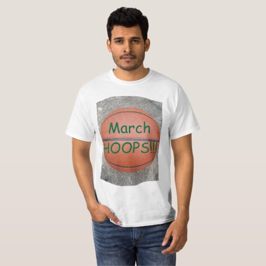 T-shirt Mars HOOPS Basketball (Devant entier)