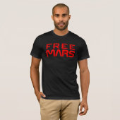T-shirt Mars libre (Devant entier)