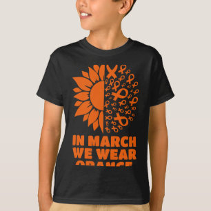 T-shirt Mars Nous Portons Tournesol Sclérose en plaques
