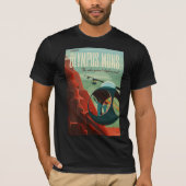 T-shirt Mars Olympus Mons Système solaire Volcano le plus (Devant)