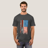 T-shirt Mars pendant nos vies, protestation, anti armes à (Devant entier)