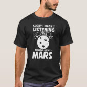 T-shirt Mars Red Planet Ring Solar System (Devant)