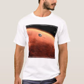 T-shirt Mars Science Laboratory approchant Mars. (Devant)
