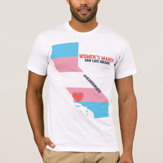 T-shirt Mars SLO - drapeau des femmes de fierté de