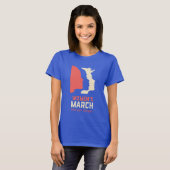 T-shirt Mars SLO - logo national des femmes (Devant entier)