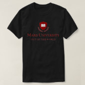 T-shirt Mars University Mars Athlétisme Occupy Mars Zip (Design devant)