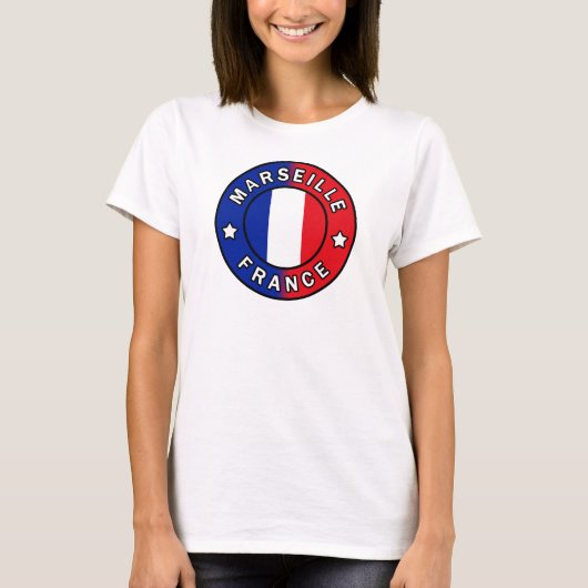 T-shirt Marseille France (Devant)