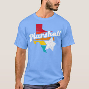 T-shirt Marshall Texas Vintage Souvenir déshabillé 2