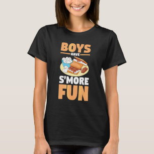 T-shirt Marshmallow Camping Smore Camper Boys ont S'mor