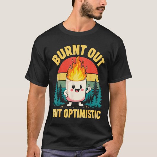 T-shirt Marshmallow drôle (Devant)