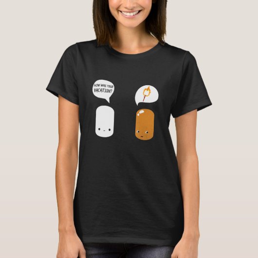 T-shirt Marshmallow Roaster Smore Camping Smore Station Ca (Devant)