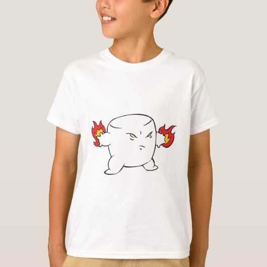 T-shirt marshmallow rôti (Devant)