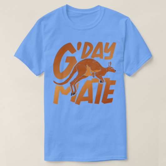 T-shirt Marsupial Animal Australien Kangaroo (Design devant)