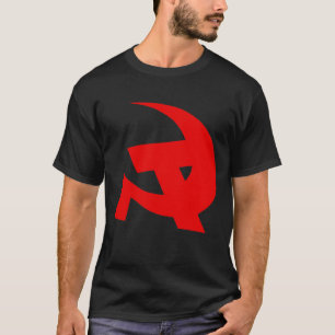 T-shirt Marteau et faucille communistes de style de DKP