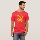 T-shirt Marteau et faucille de CCCP (Devant entier)