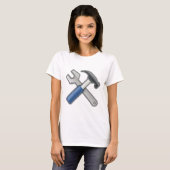T-shirt Marteau et Wrench (Devant entier)