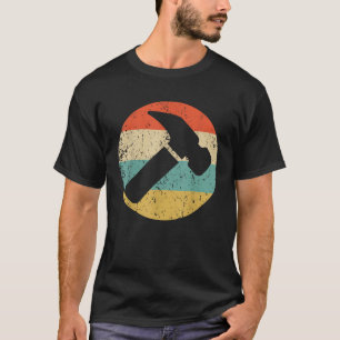 T-shirt Marteau Rétro Vintage Charpentier