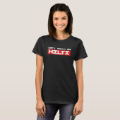 T-shirt Marteau sans fil Ne Touche Pas Mon Hilti Construct (Devant entier)