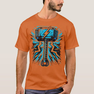 T-shirt Marteau SuperheroInspiré Mjolnir Tonnerre