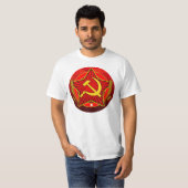 T-shirt Marteau vintage CCCP et faucille (Devant entier)