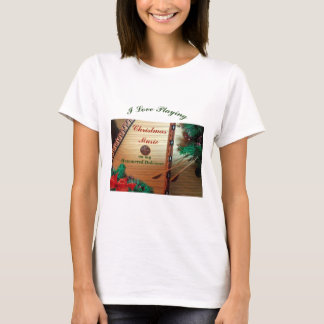 T-shirt martelé de Noël de dulcimer