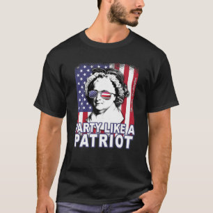 T-shirt Martha Washington Party Comme un patriote féminist