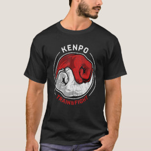 T-shirt Martial Art Kenpo Vintage Train Fight Yin Yang Fis
