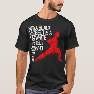 T-shirt Martial Arts Shirt Taekwondo Karate A Black Belt I