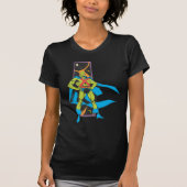 T-shirt Martian Manhunter & fond spatial (Devant)