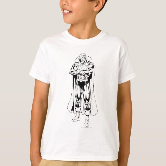T-shirt Martian Manhunter Plan Debout (Devant)