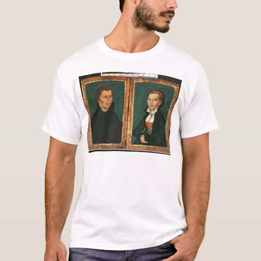 T-shirt Martin Luther, Katharina von Bora, c.1526 (Devant)