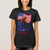T-shirt Martin Luther King Jr Day Mlk Fist Freedom Gift  (Devant)