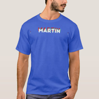 T-shirt Martin Nom Drôle Nom Martin thème des années 80