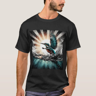 T-shirt Martin-pêcheur, Art Généré par l'Ia