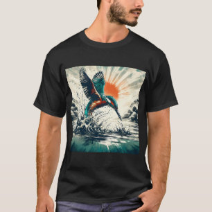T-shirt Martin-pêcheur, Art Généré par l'Ia