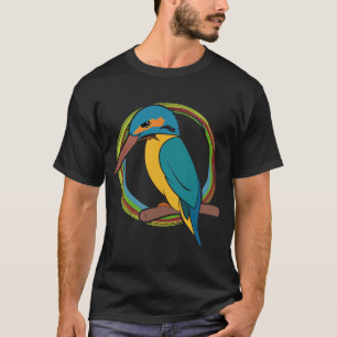 T-shirt Martin-pêcheur magnifique J'aime les martins-pêche