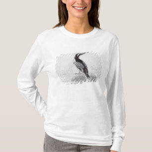 T-shirt Martin-pêcheur noir et blanc