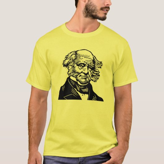 T-shirt Martin Van Buren "8" pièce en t (Devant)