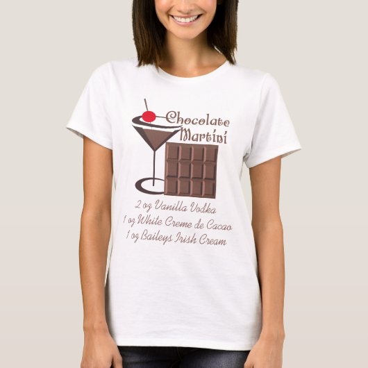 T-shirt Martini au chocolat (Devant)