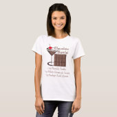 T-shirt Martini au chocolat (Devant entier)