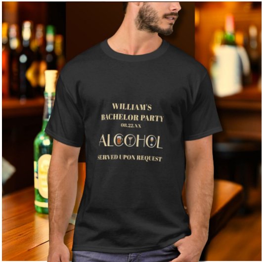 T-shirt Martini de bière vinique unique pour enterrement d